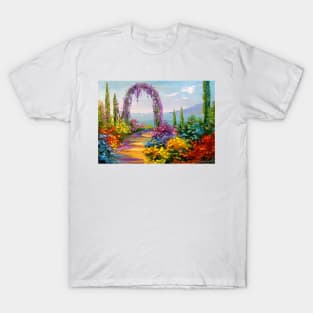 Blooming arch T-Shirt